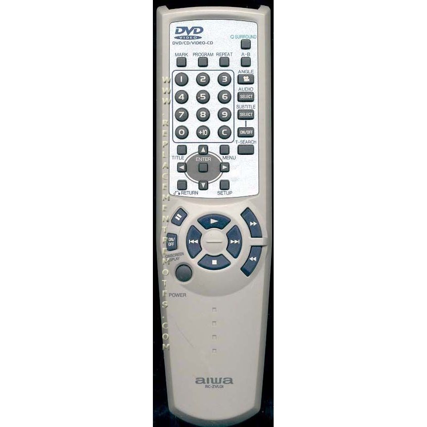 Aiwa RCZVL01 Audio Remote Control