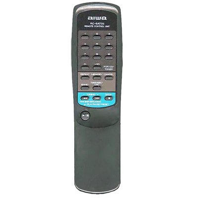 The Aiwa S7CH6951010 Audio Remote Control, with its sleek black design and versatile buttons for volume, band, and tuning, is a reliable addition to any entertainment setup. Similar to the RC6AT03 model, it offers enhanced functionality at your fingertips.