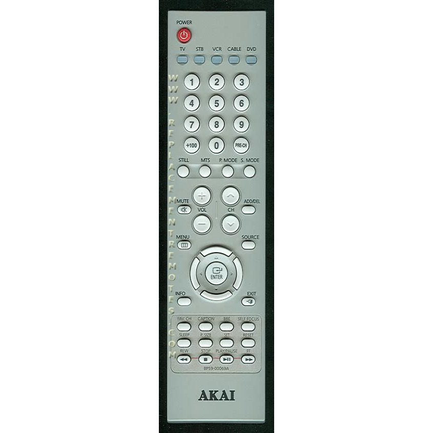 Akai BP5900069A TV Remote Control