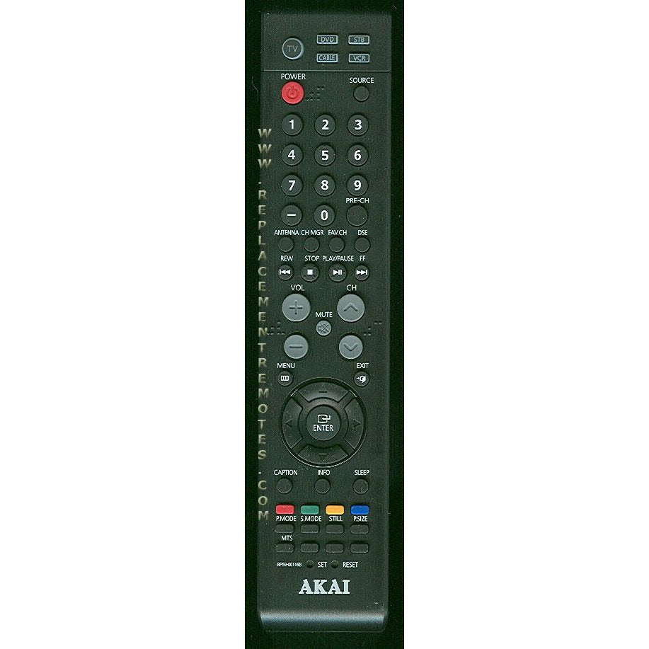 Akai BP5900116B TV Remote Control