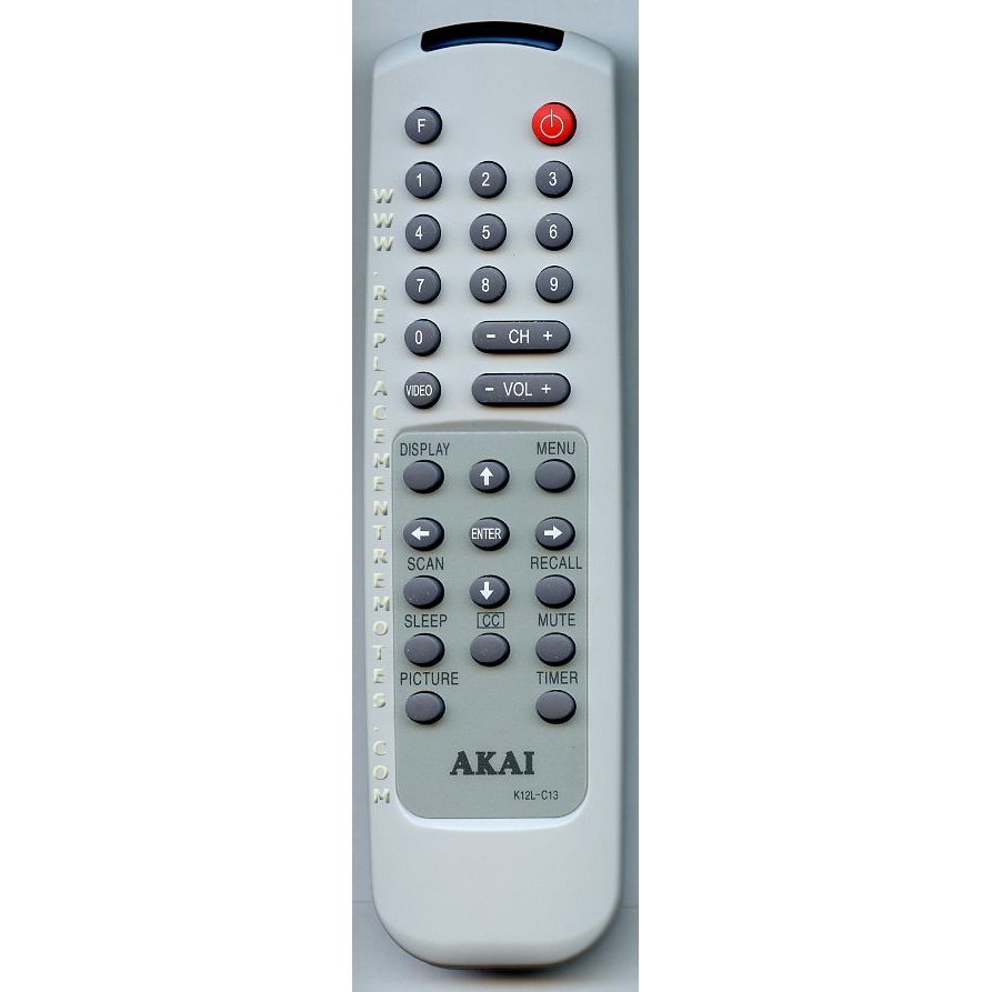 Akai K12LC13 TV Remote Control