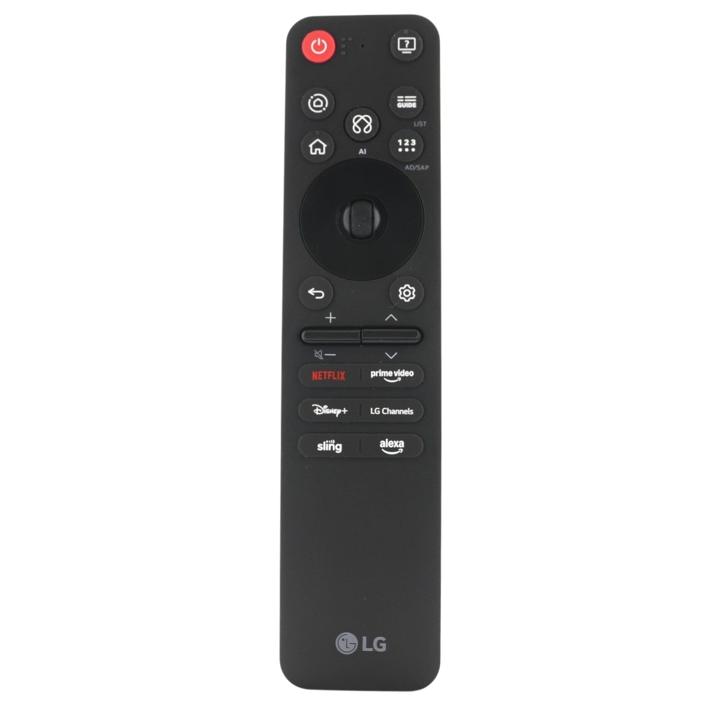 LG MR25GA 2025 Magic TV Remote Control | AI | Voice | Netflix | Prime Video | Disney+ | LG Channels | Sling | Alexa - AKB76046602