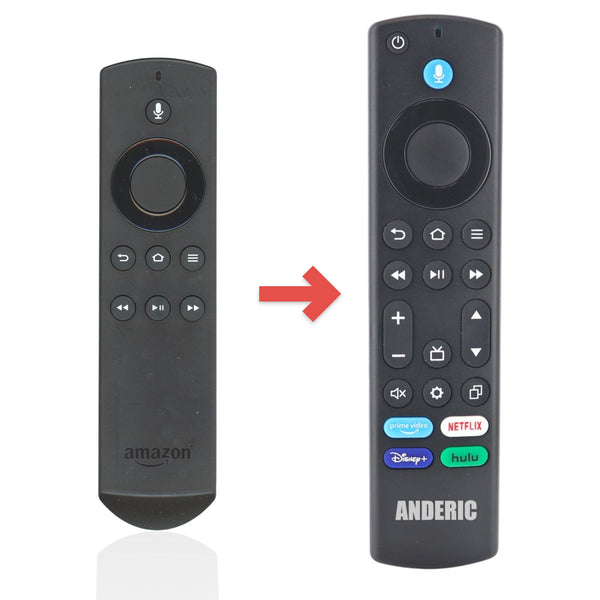 Anderic Substitute Amazon Fire TV Voice Remote Control Replacement (Re