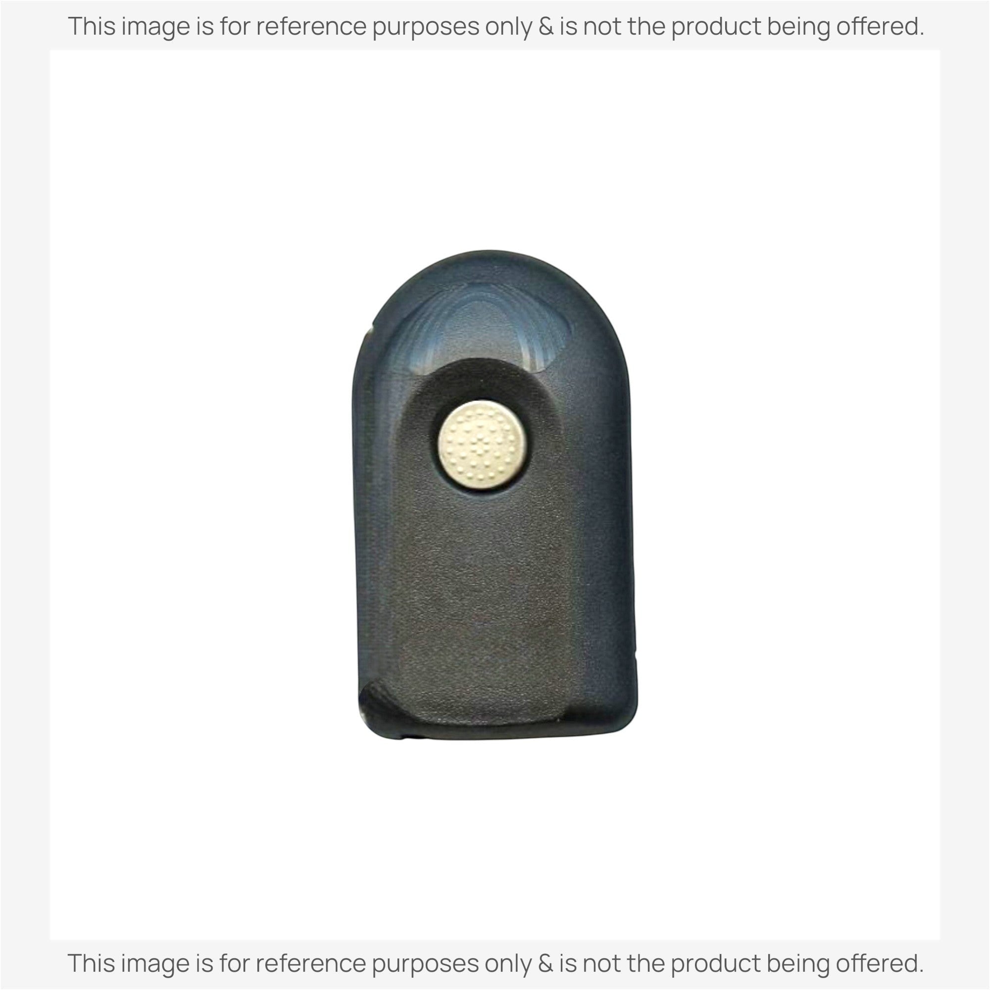 Anderic universal 1-button garage door opener remote in black with a textured white button for Genie systems.