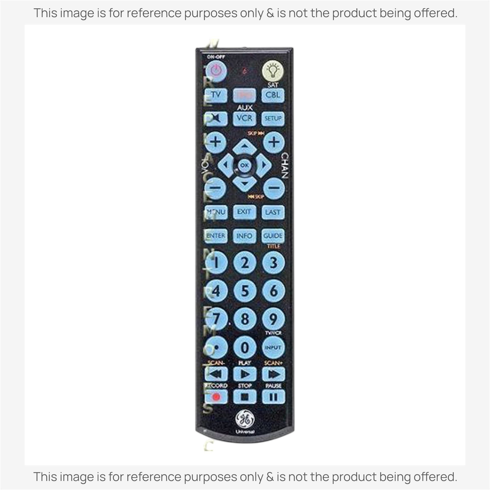 Anderic 4-device universal remote control with backlit keypad and dedicated streaming buttons for home entertainment