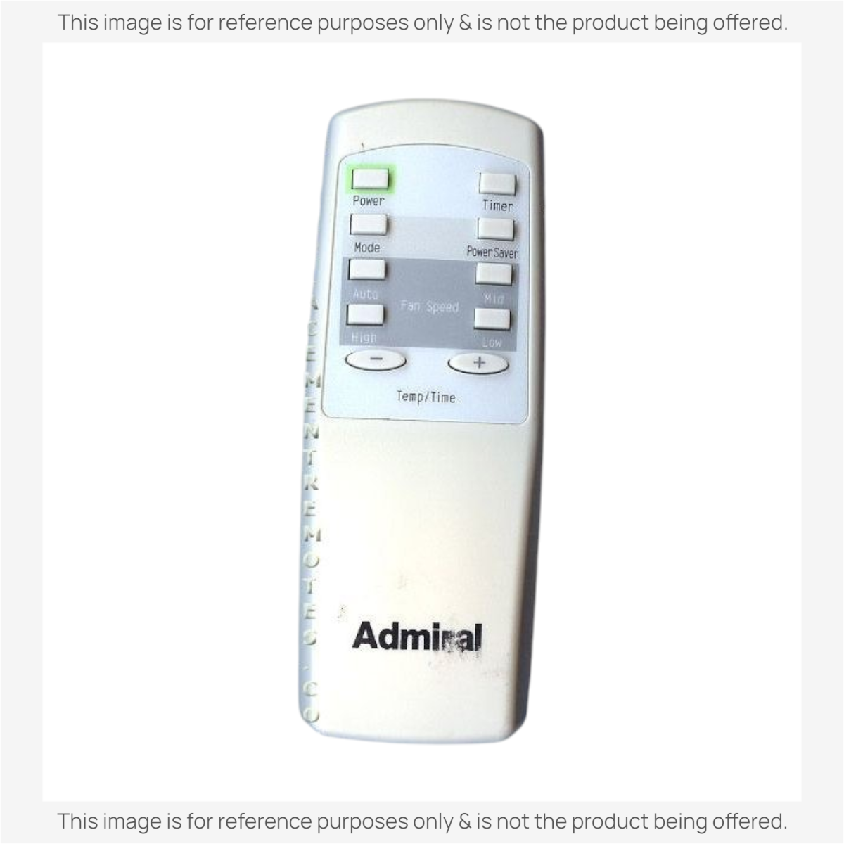 Anderic universal air conditioner remote control for Admiral units with backlit LCD display and numeric programming
