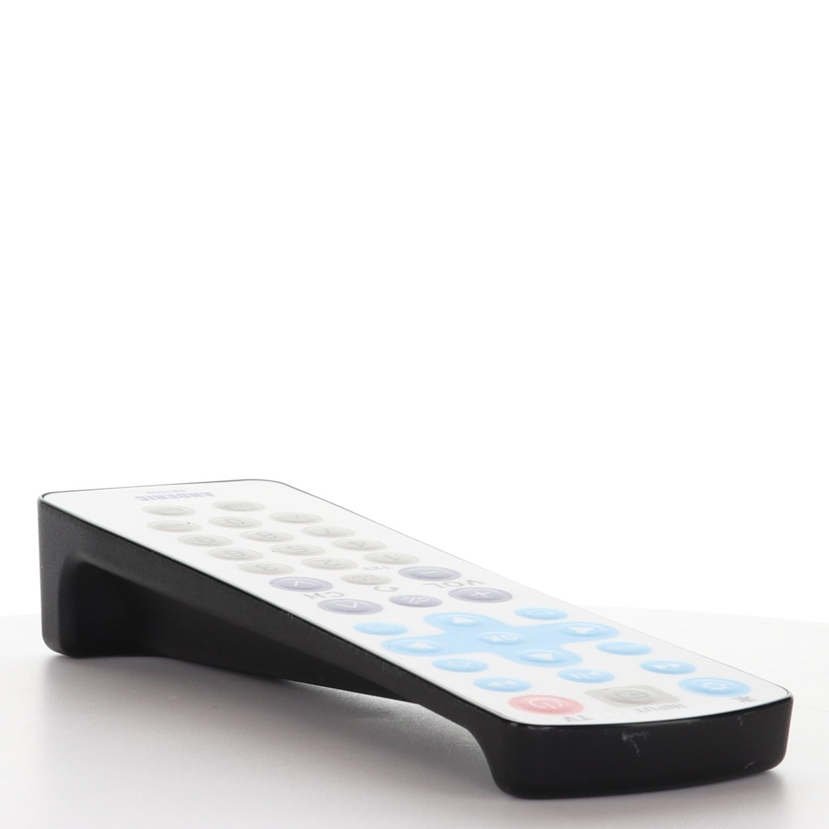 Anderic RR1003 antimicrobial universal remote control with a flat, easy-to-clean surface and oversized buttons.