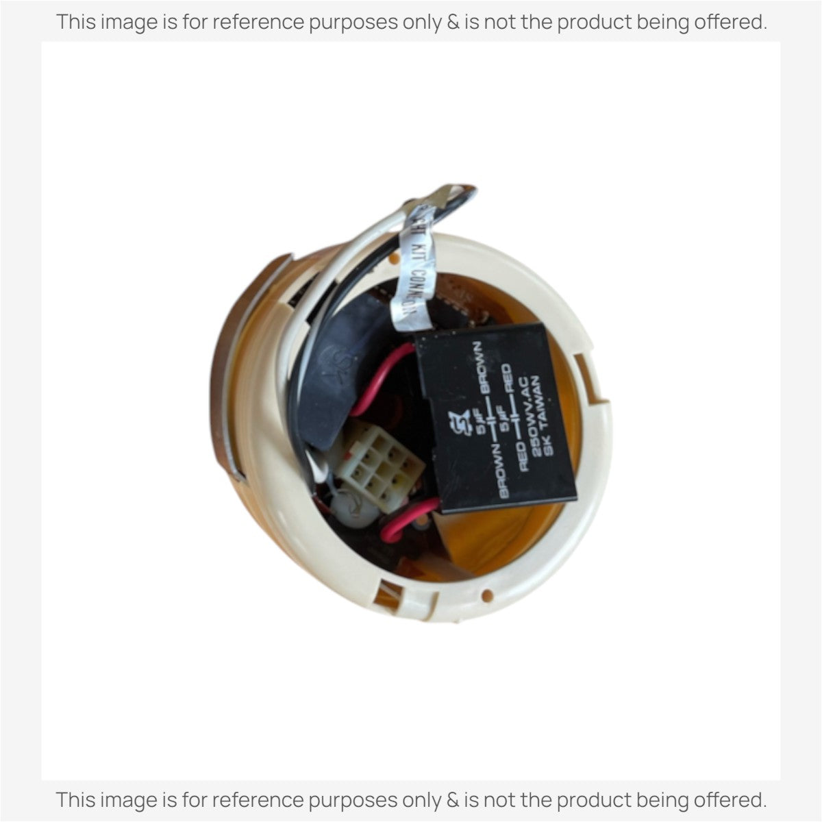 Anderic ceiling fan receiver replacement module for Hunter fan systems with integrated wiring and capacitor