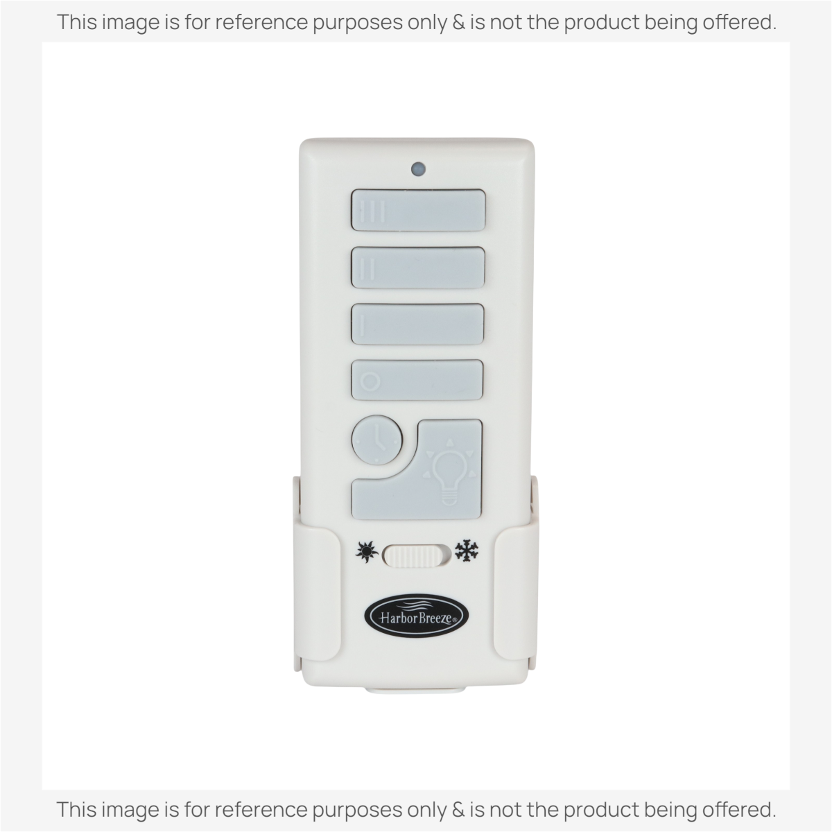 Anderic RRTX015 white ceiling fan remote control with wall mount bracket for Harbor Breeze Sailstream fans