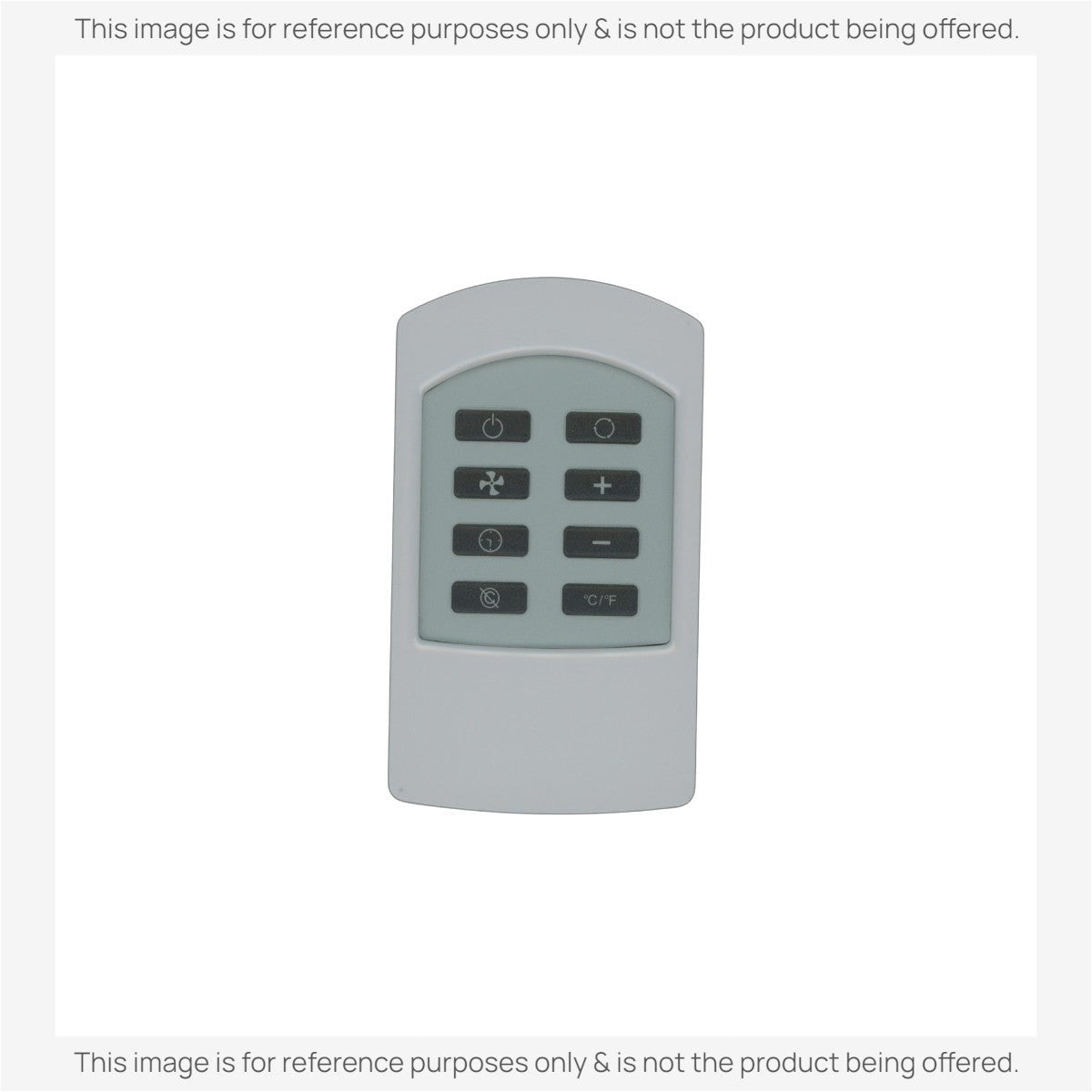 Anderic replacement remote control for Danby portable air conditioner model A2530-460-AH07 with white plastic casing.