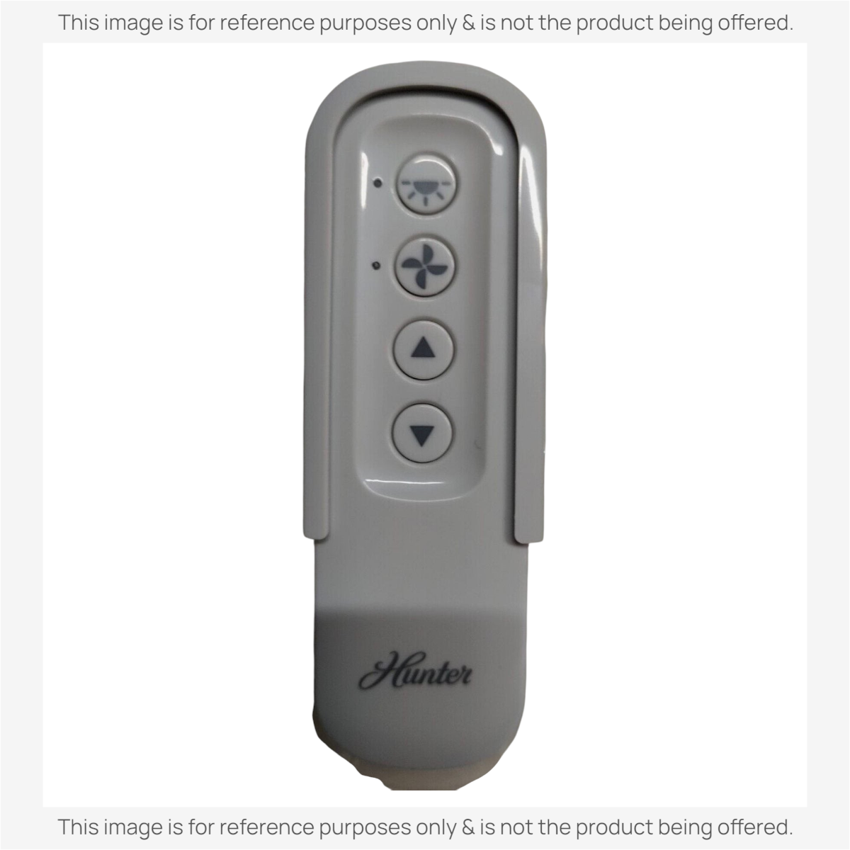 Anderic dove grey handheld ceiling fan remote control with light and speed adjustment buttons