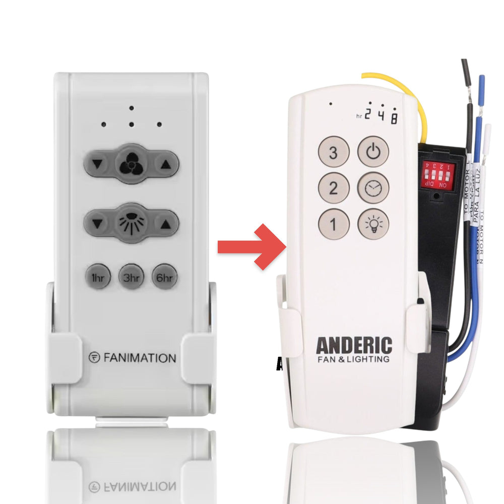 Fanimation Ceiling Fan Remotes & Receivers | OEM & Replacement - Anderic