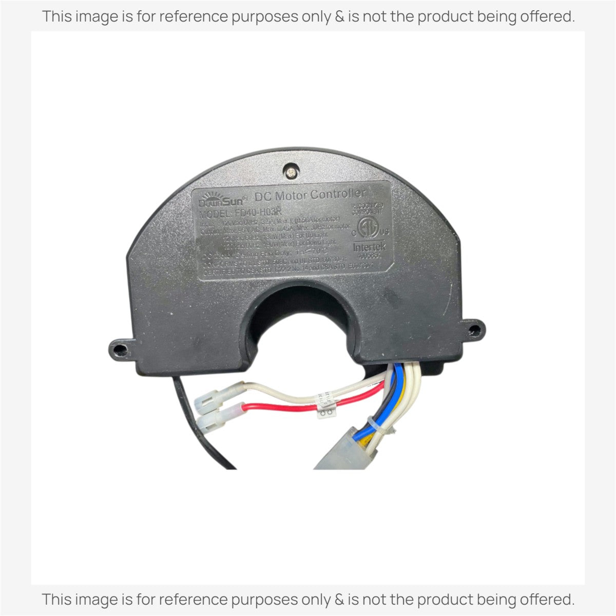 Anderic replacement FD40-H03R ceiling fan receiver module for Wakefield fans with wiring harness