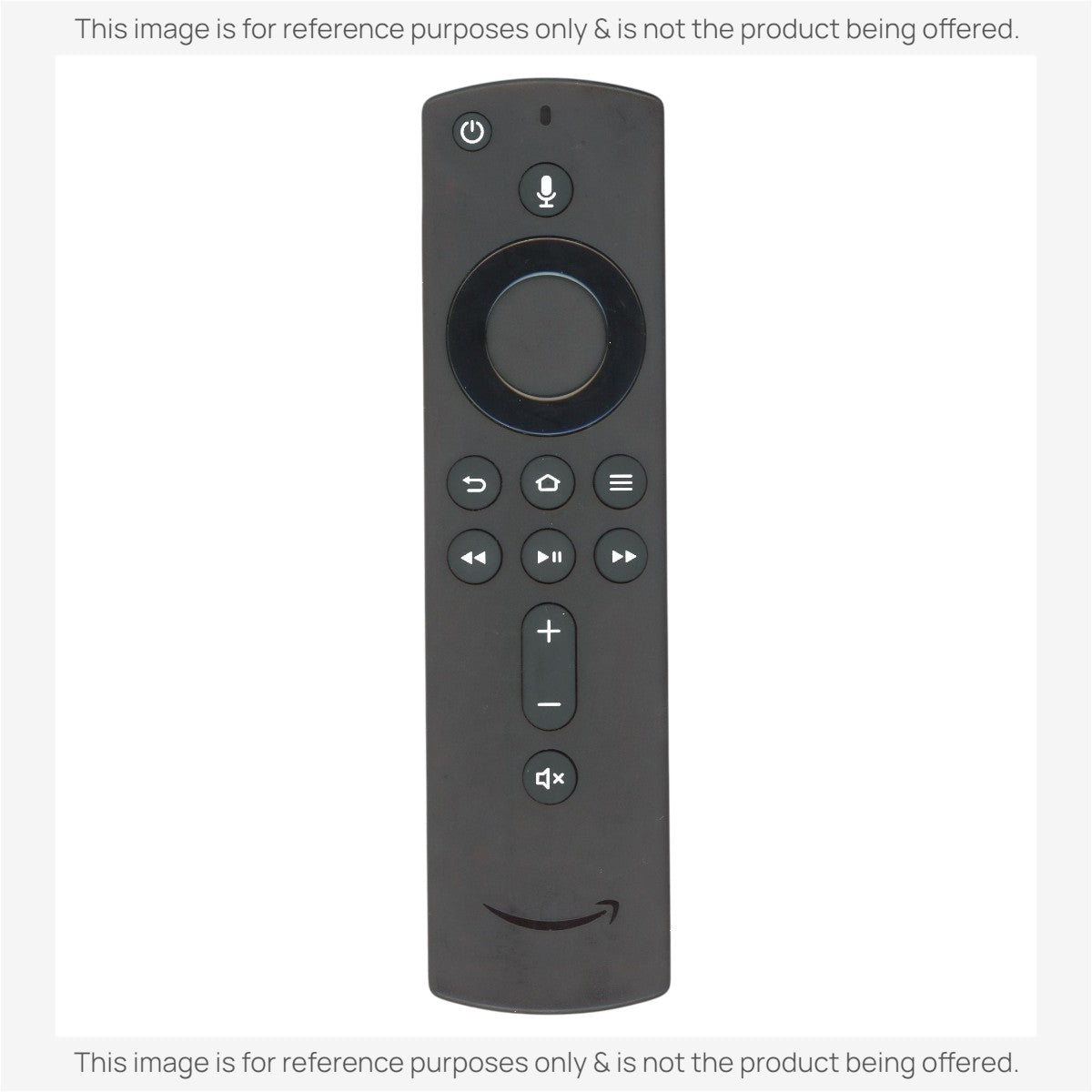 Anderic black replacement remote control for Amazon Fire Stick 2nd Gen with voice command and navigation buttons.