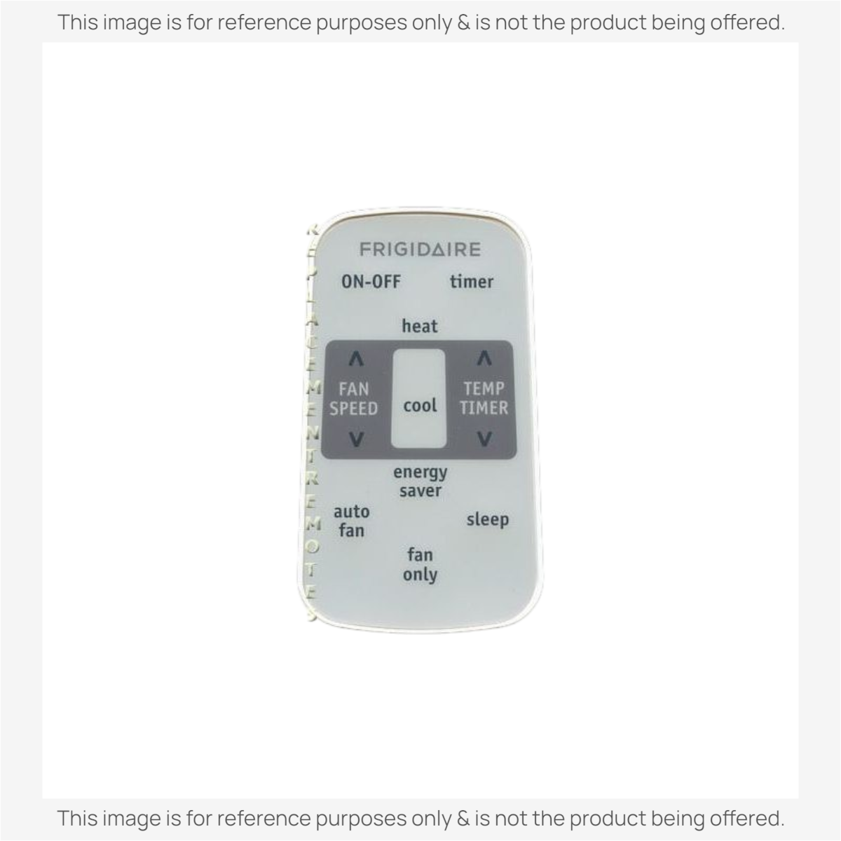Anderic replacement remote control for Frigidaire air conditioners with clearly labeled function buttons