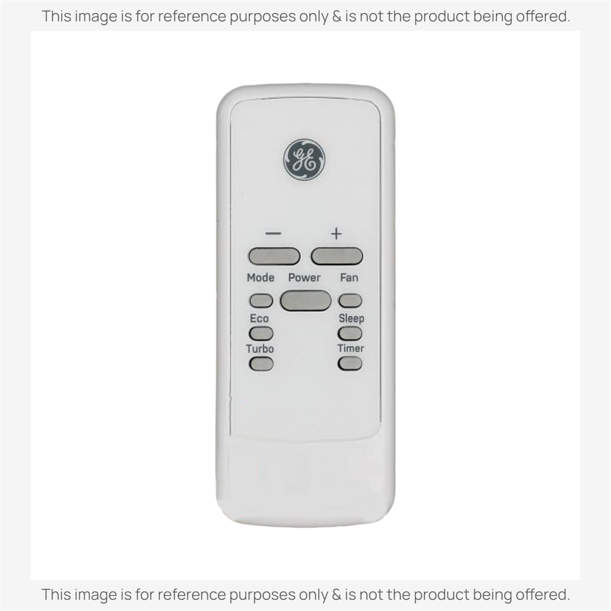 Anderic white replacement remote control for GE window air conditioners with backlit LCD and function buttons
