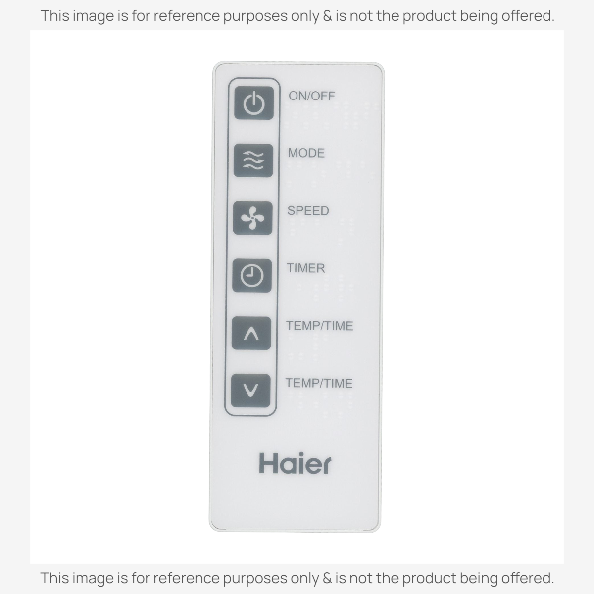 Anderic KTN828 white replacement remote control for GE air conditioners with clearly labeled function buttons