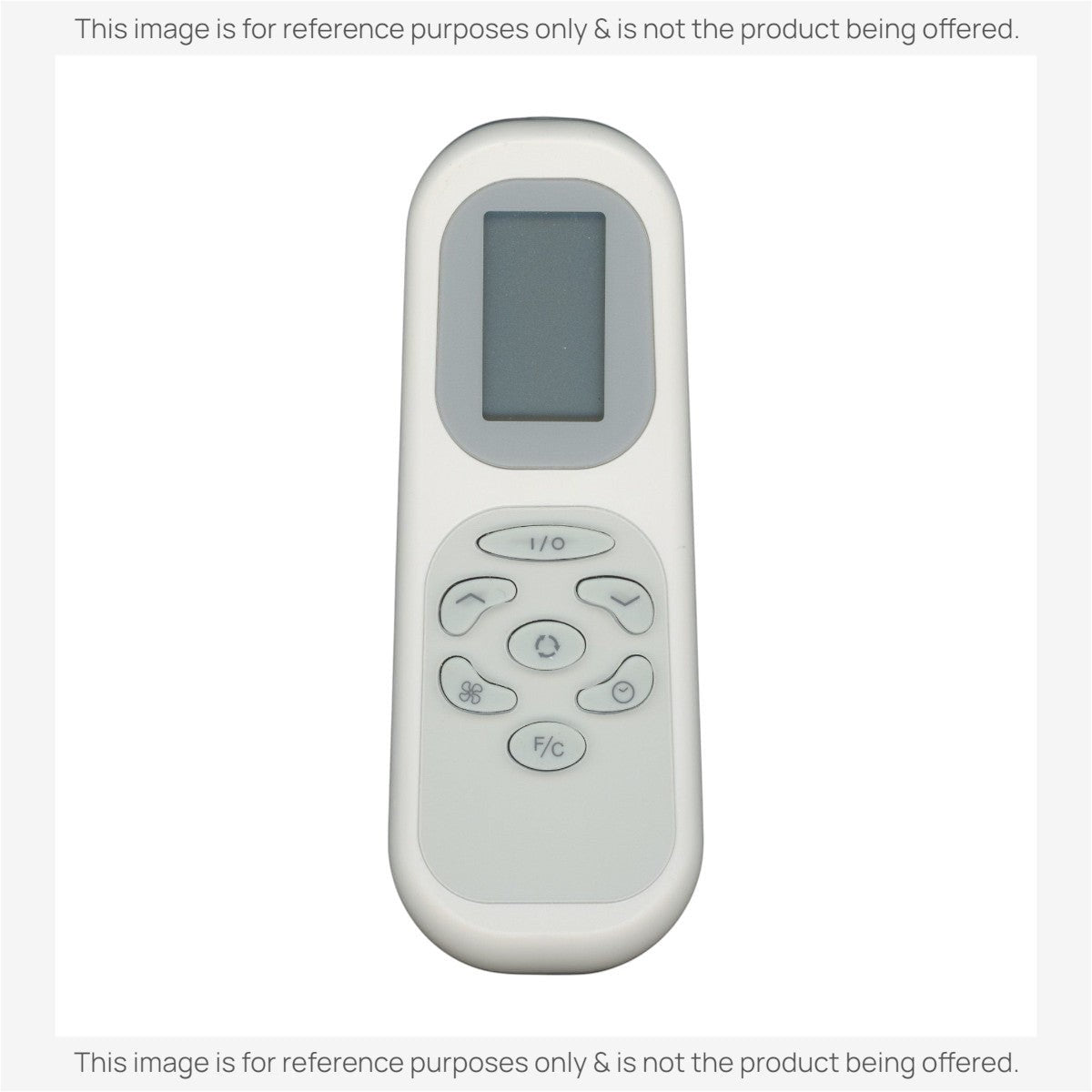 Anderic RR2054 replacement remote control for Haier portable air conditioner with LCD screen and intuitive buttons.