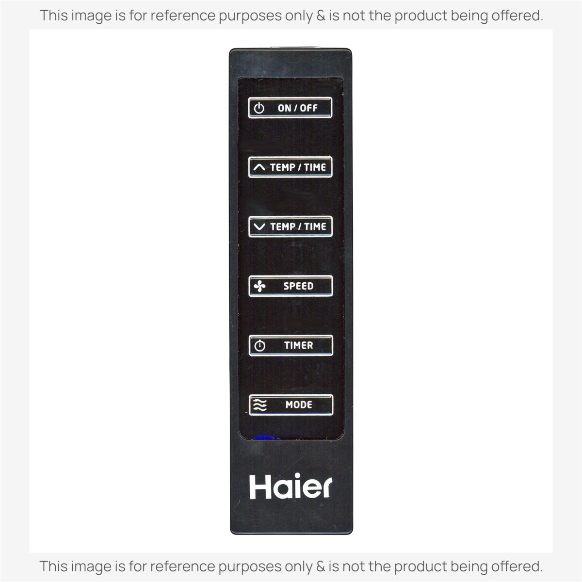 Anderic replacement remote control for Haier and GE portable air conditioners with intuitive button layout.