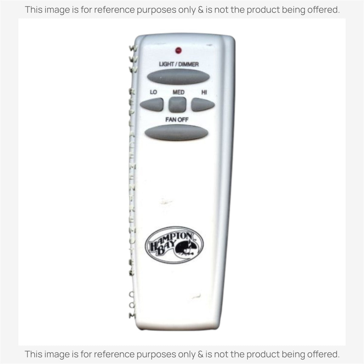 Anderic replacement remote control for Hampton Bay ceiling fans with light dimmer and three-speed fan settings