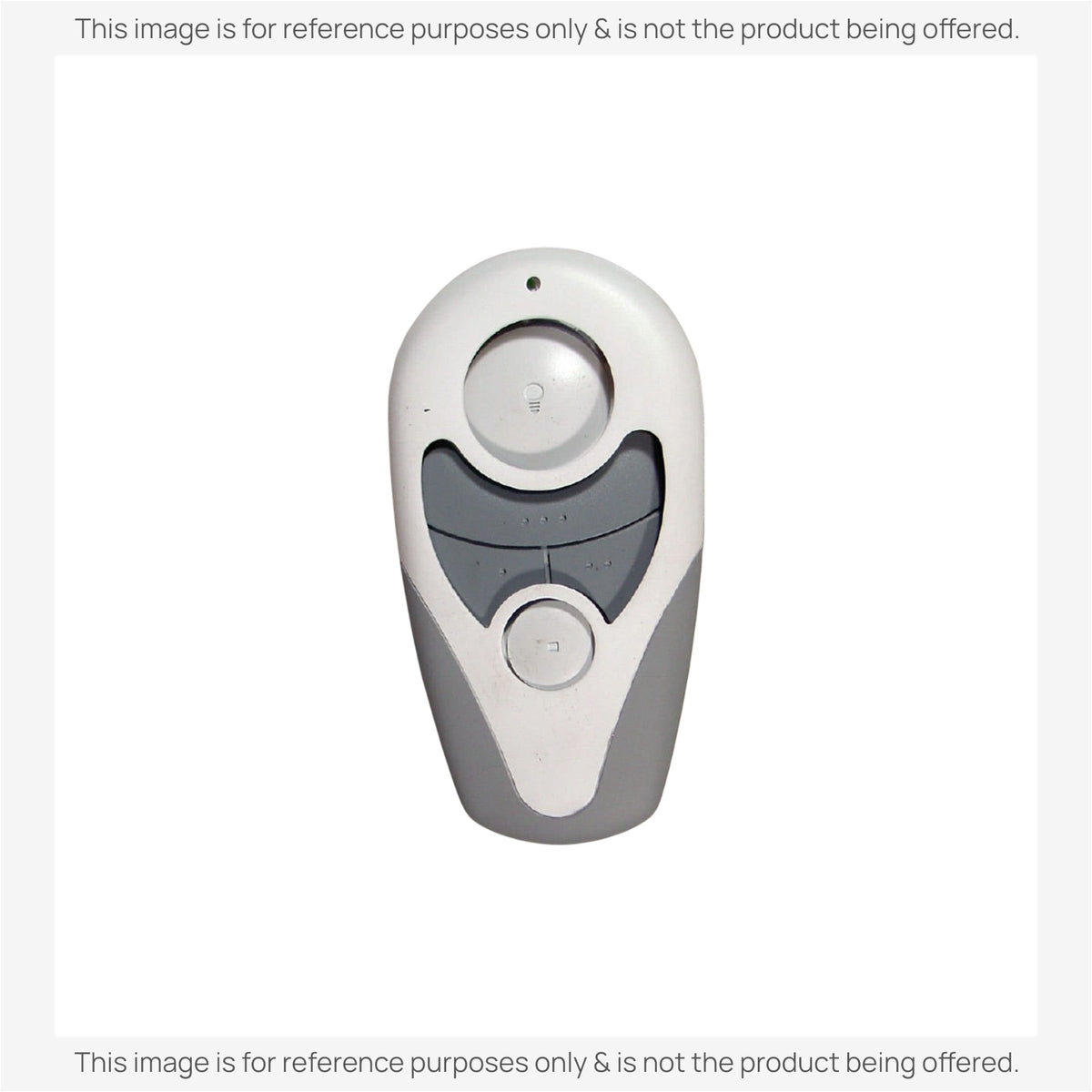 Anderic ceiling fan remote control in white and grey for Hampton Bay Windward III fans with light and speed buttons