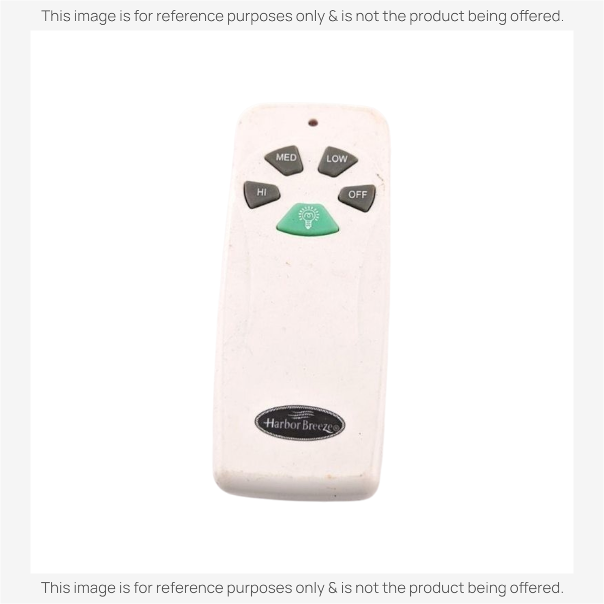 Anderic replacement remote control for Harbor Breeze FAN11T ceiling fans with speed and light buttons