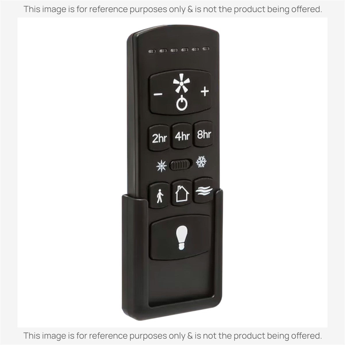 Anderic replacement remote control for Harbor Breeze ceiling fans in black with intuitive speed and light buttons.