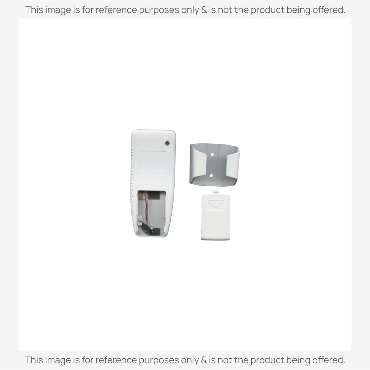 Anderic replacement remote control for Harbor Breeze ceiling fans, showing battery compartment and wall mount bracket.