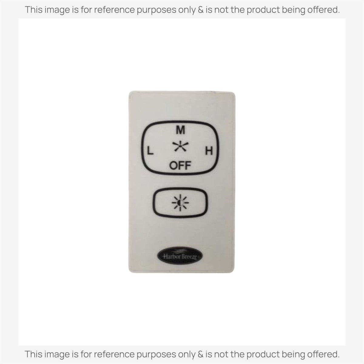 Anderic replacement remote control for Harbor Breeze ceiling fans with speed and light dimming buttons.