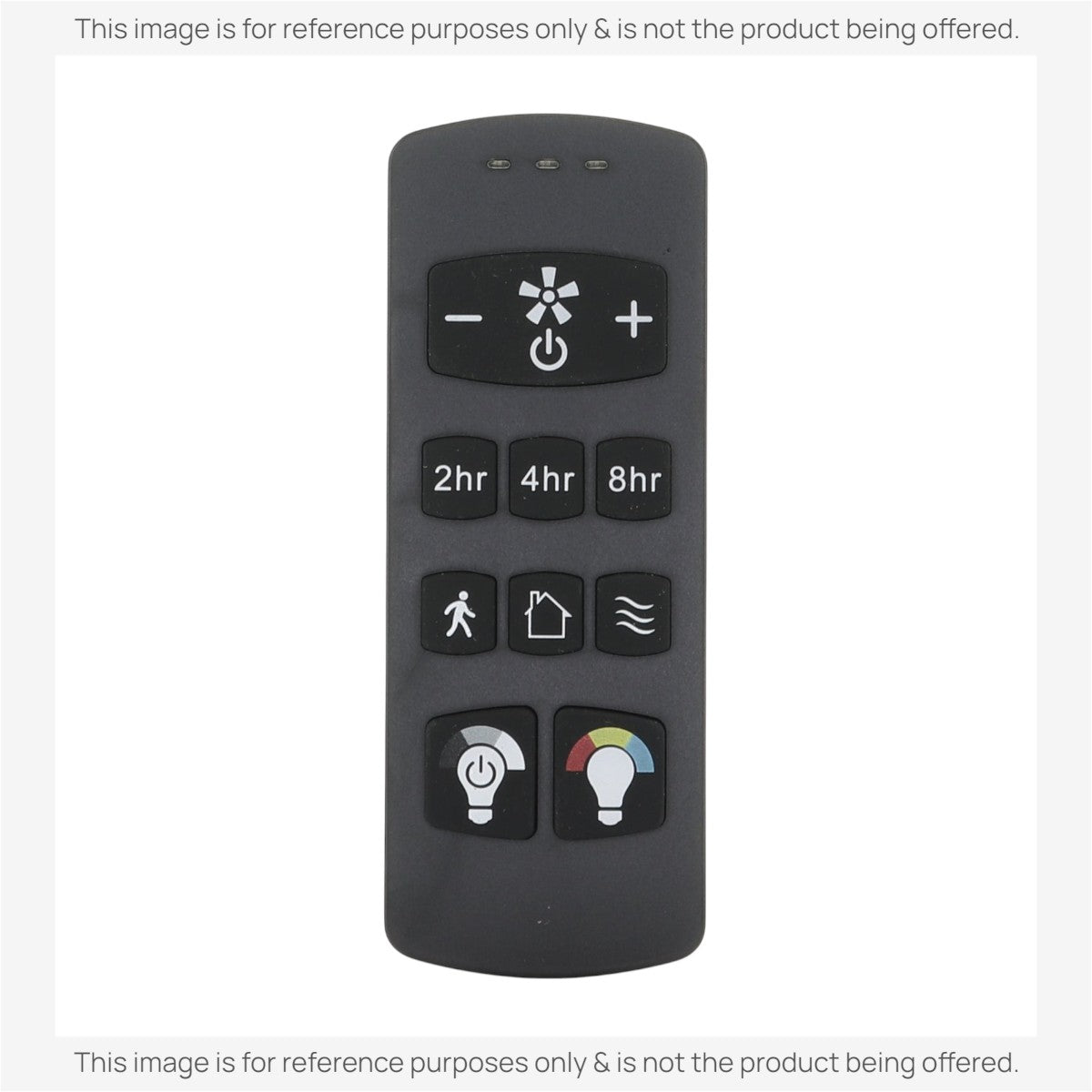 Anderic replacement remote control for Harbor Breeze ceiling fans with speed, timer, and light adjustment buttons.