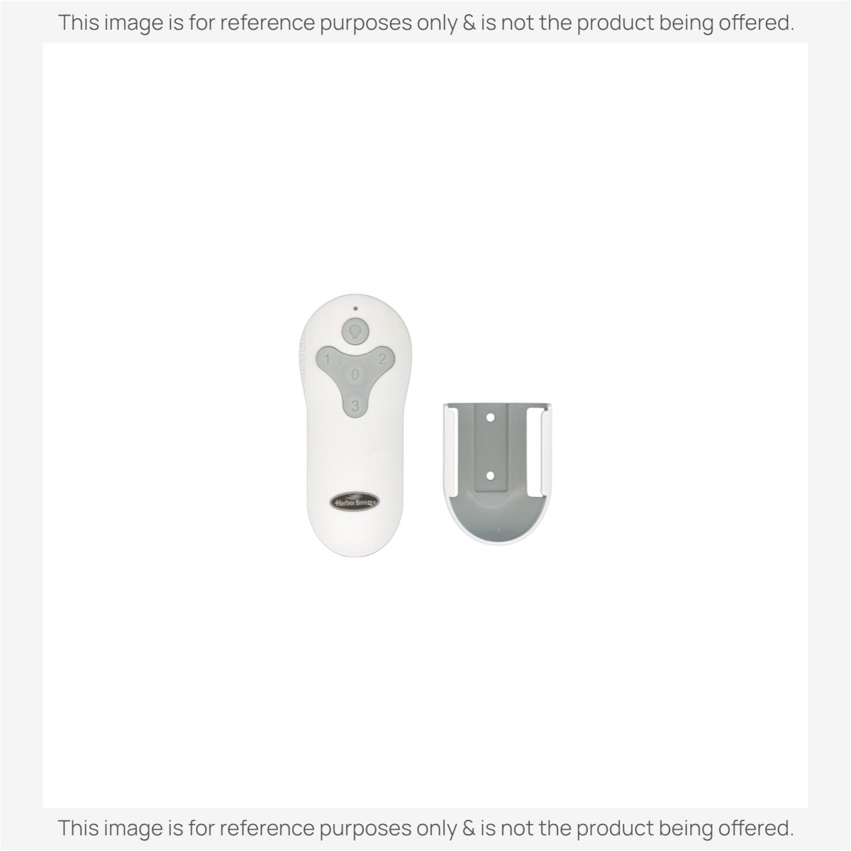 Anderic white ceiling fan remote control for Harbor Breeze TR214D with wall mount bracket and speed buttons