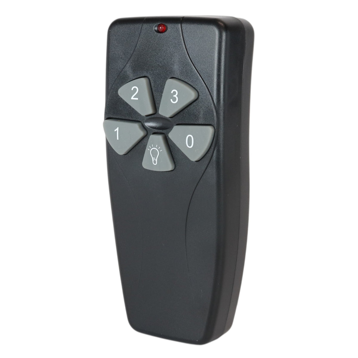 Anderic replacement remote control for Harbor Breeze FAN11T ceiling fans with black casing and grey speed buttons