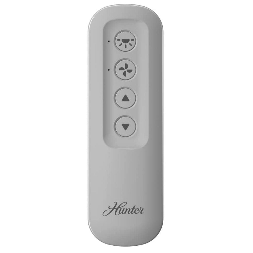 Anderic replacement remote for Hunter ceiling fans, 434 MHz wireless controller with light and fan speed buttons.