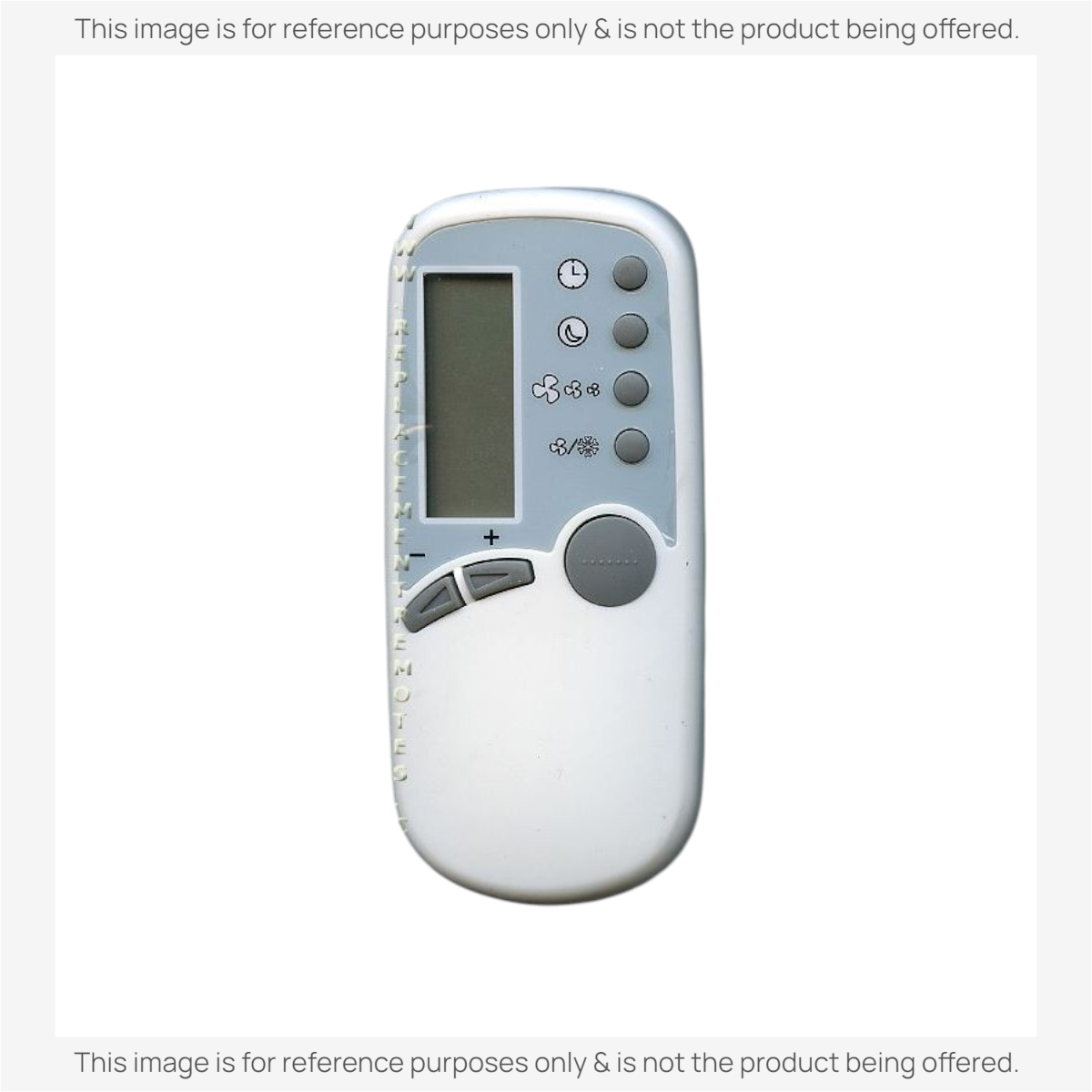 Anderic KTN828 universal air conditioner remote control with backlit LCD screen and grey function buttons