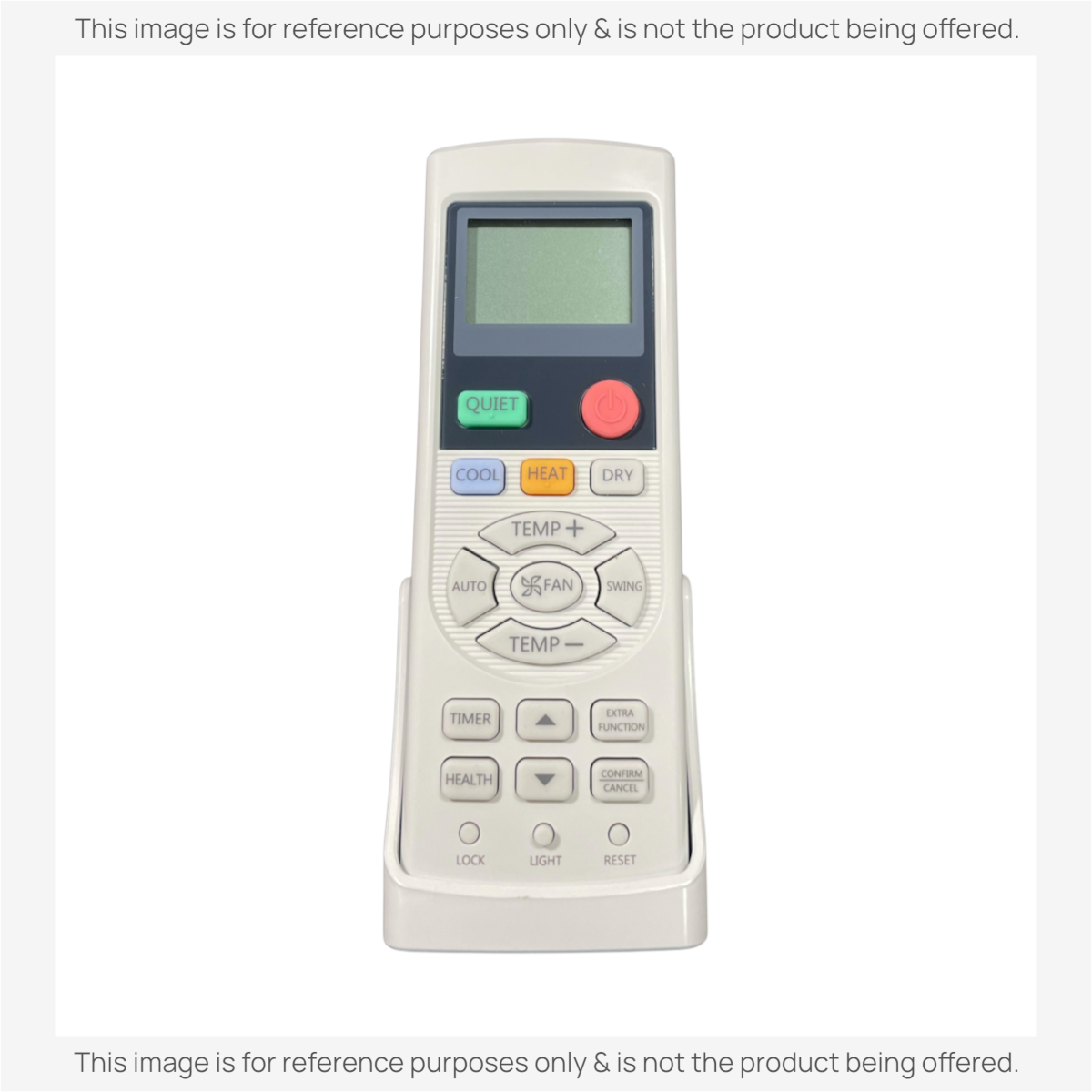 Anderic KTN828 replacement remote control for GE and Haier air conditioners with backlit LCD and function buttons