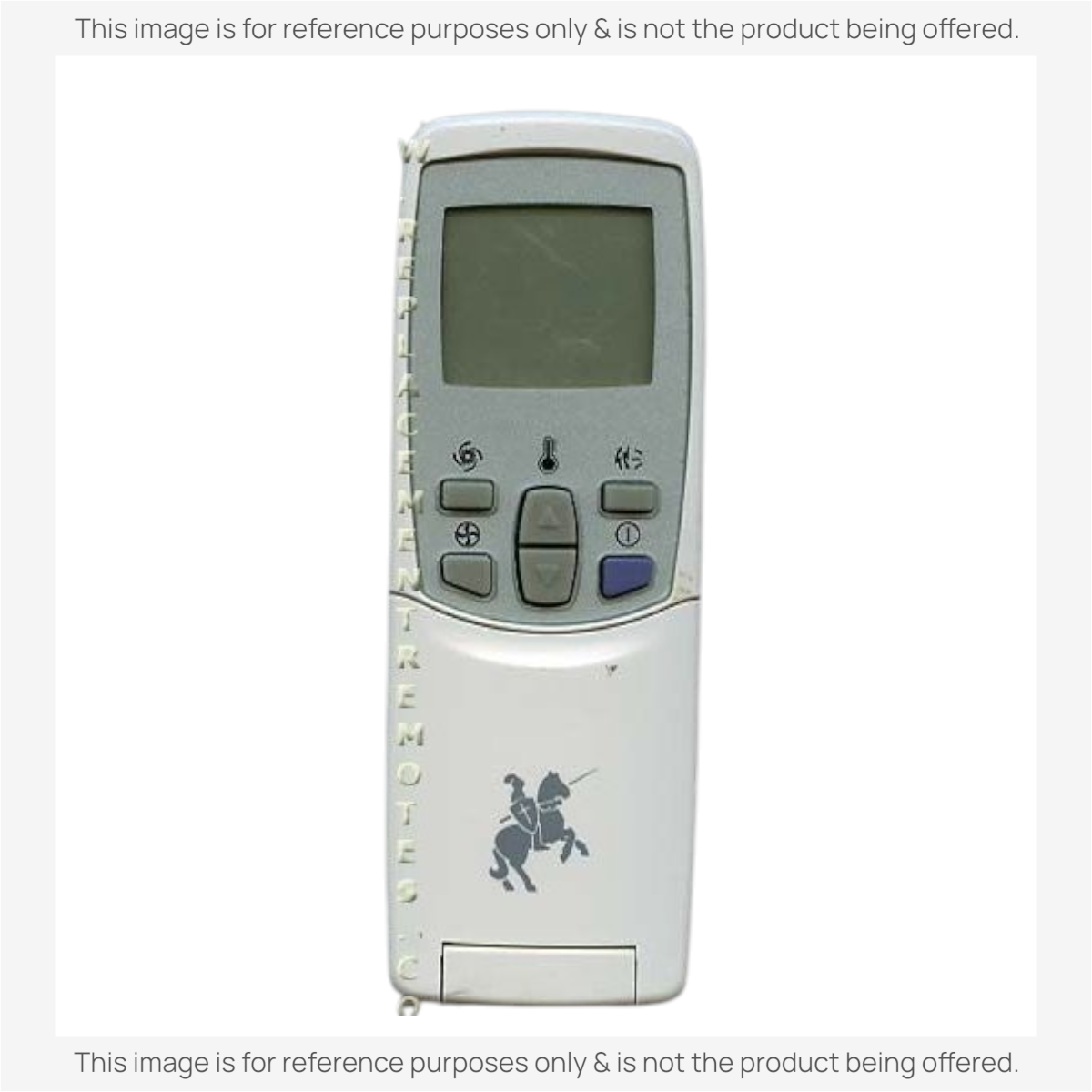 Anderic KTN828 universal air conditioner remote control with LCD display and grey buttons for LG units