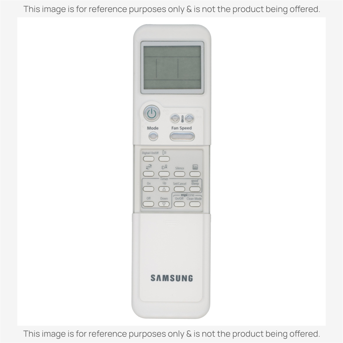 Anderic KTN828 white universal air conditioner remote control with LCD screen and Samsung branding