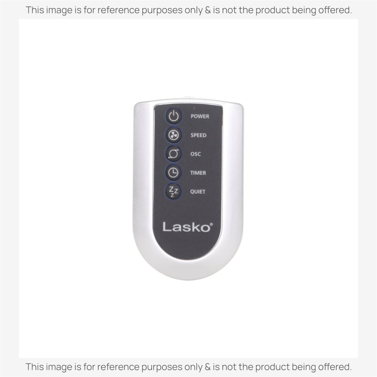 Anderic replacement remote control for Lasko high velocity fans with power, speed, oscillation, timer, and quiet buttons