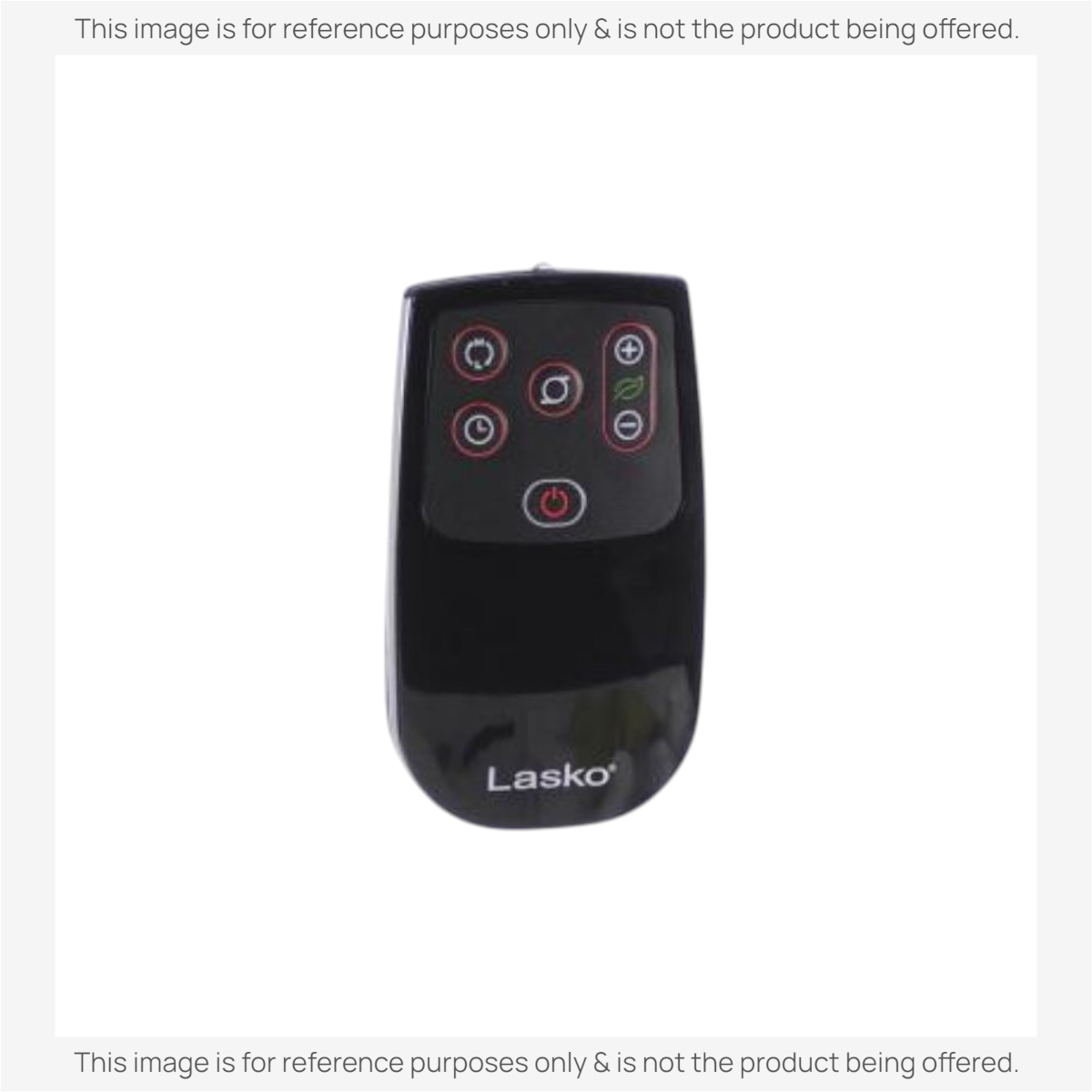 Anderic RRFAN100A black infrared remote control for Lasko space heaters and De'Longhi air conditioners
