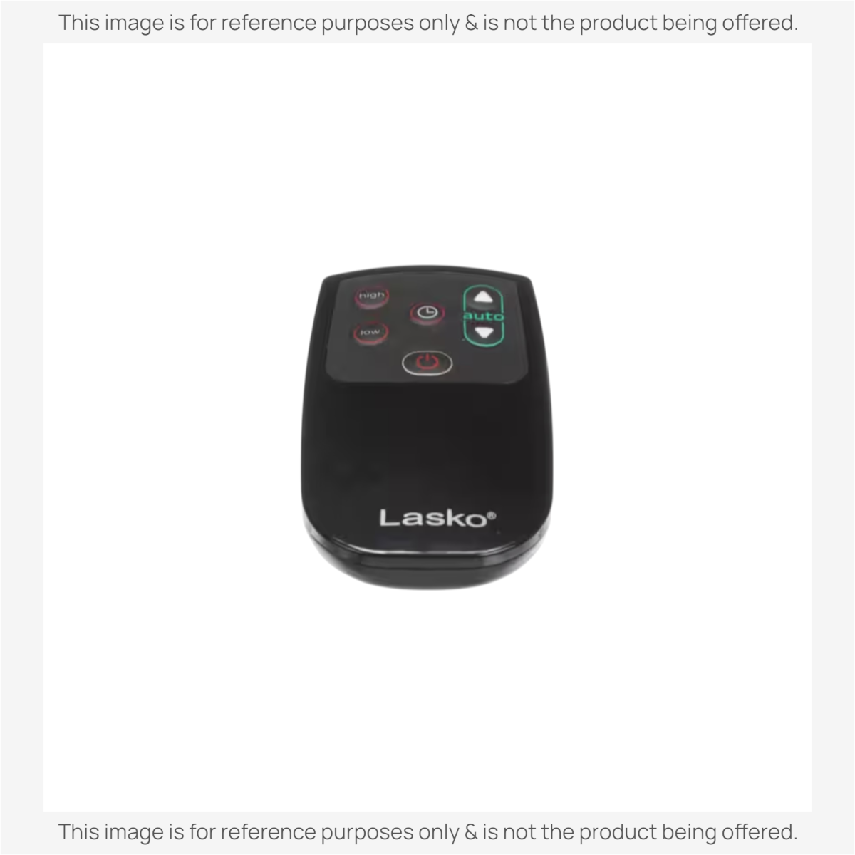 Anderic replacement remote control for Lasko ceramic space heaters with black finish and intuitive button layout