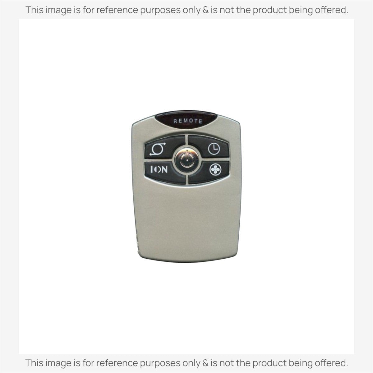 Anderic RRFAN100A silver replacement remote control for Lasko tower fans with intuitive black function buttons
