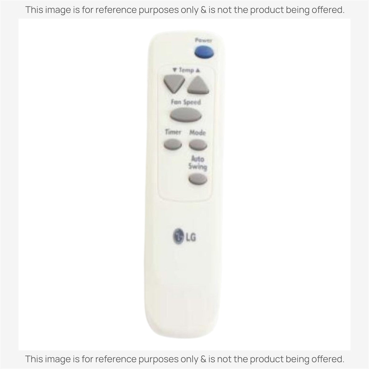 Anderic replacement remote control for LG air conditioners with temperature, fan speed, and mode buttons.