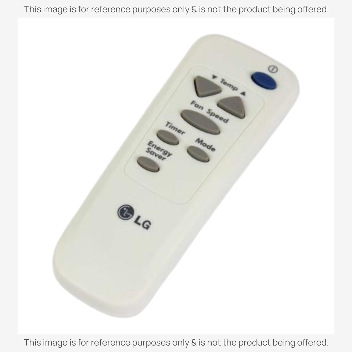 Anderic replacement remote control for LG air conditioners featuring temperature, fan speed, and mode buttons.