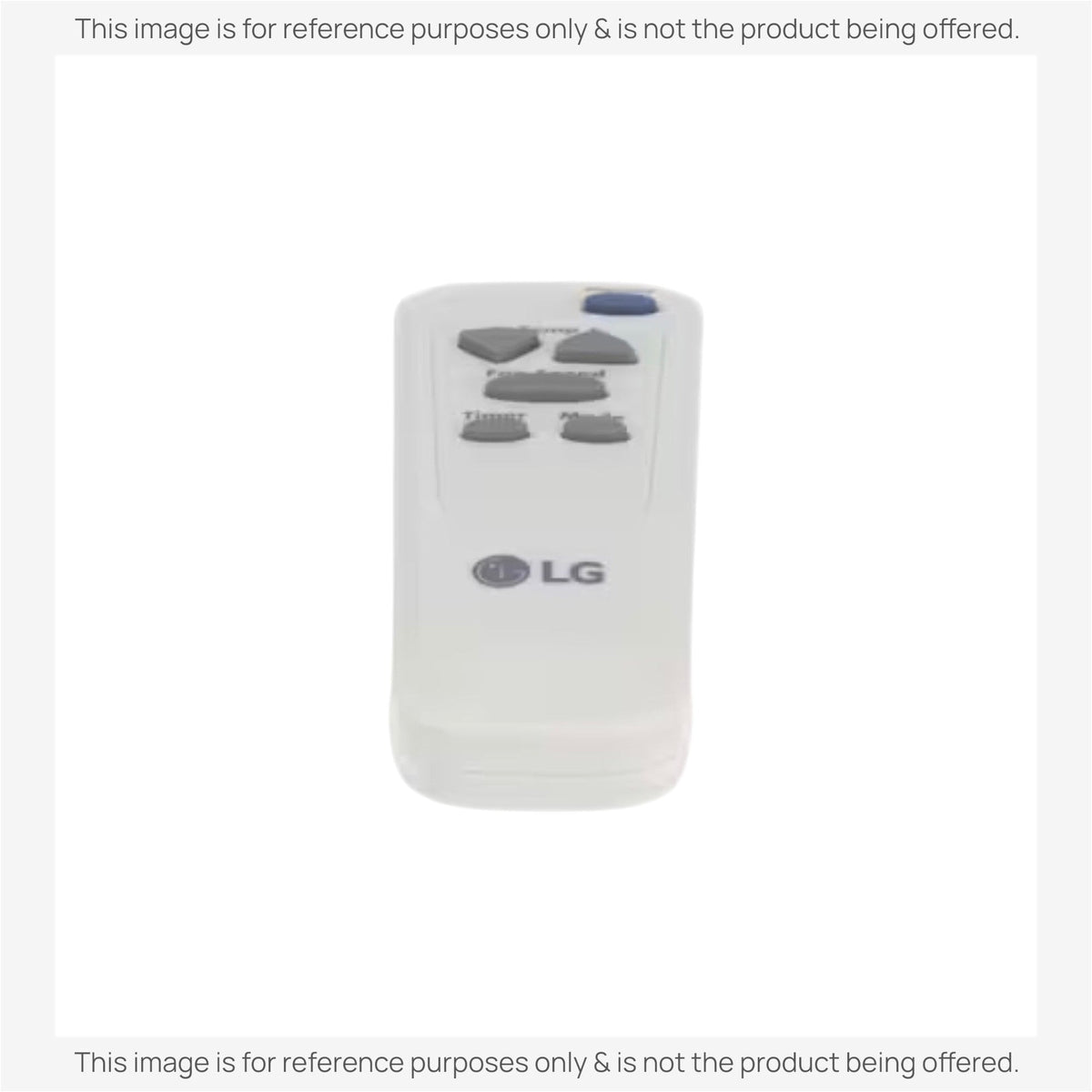 Anderic replacement remote control for LG air conditioners featuring a white body and grey function buttons.
