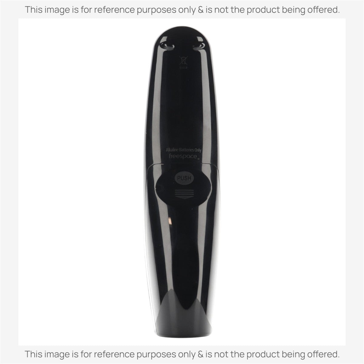 Anderic black Magic TV remote control for LG Smart TVs featuring a sleek ergonomic design and battery compartment