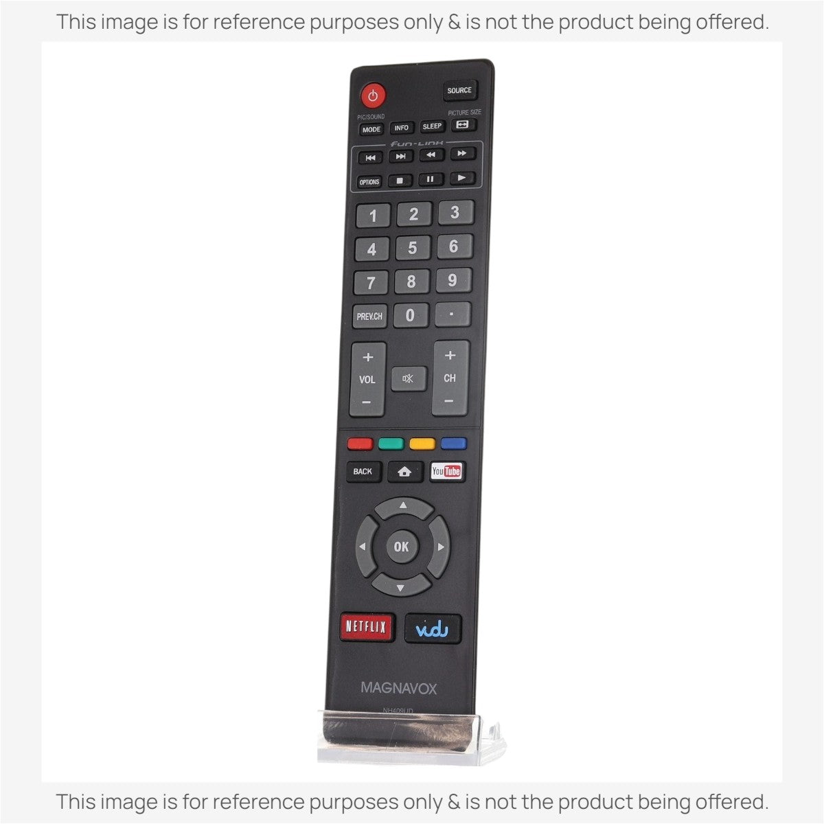 Anderic replacement remote control for Magnavox smart TVs with dedicated Netflix and YouTube buttons