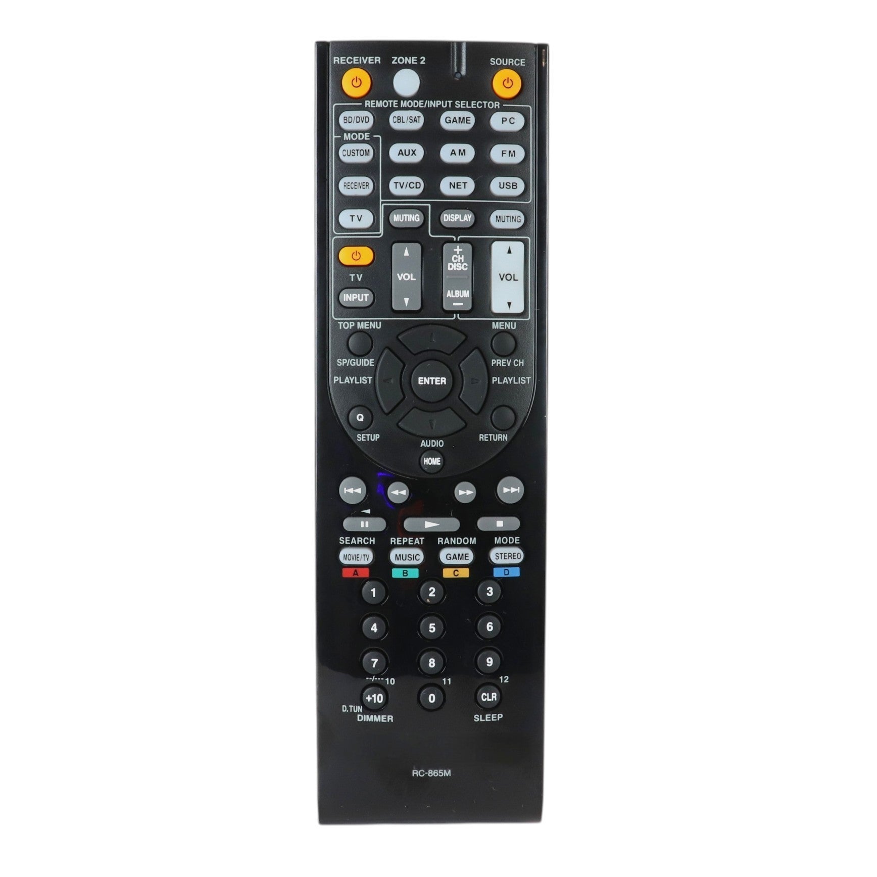 Anderic Substitute for Onkyo RC737M Receiver Remote Control RC-737M [R