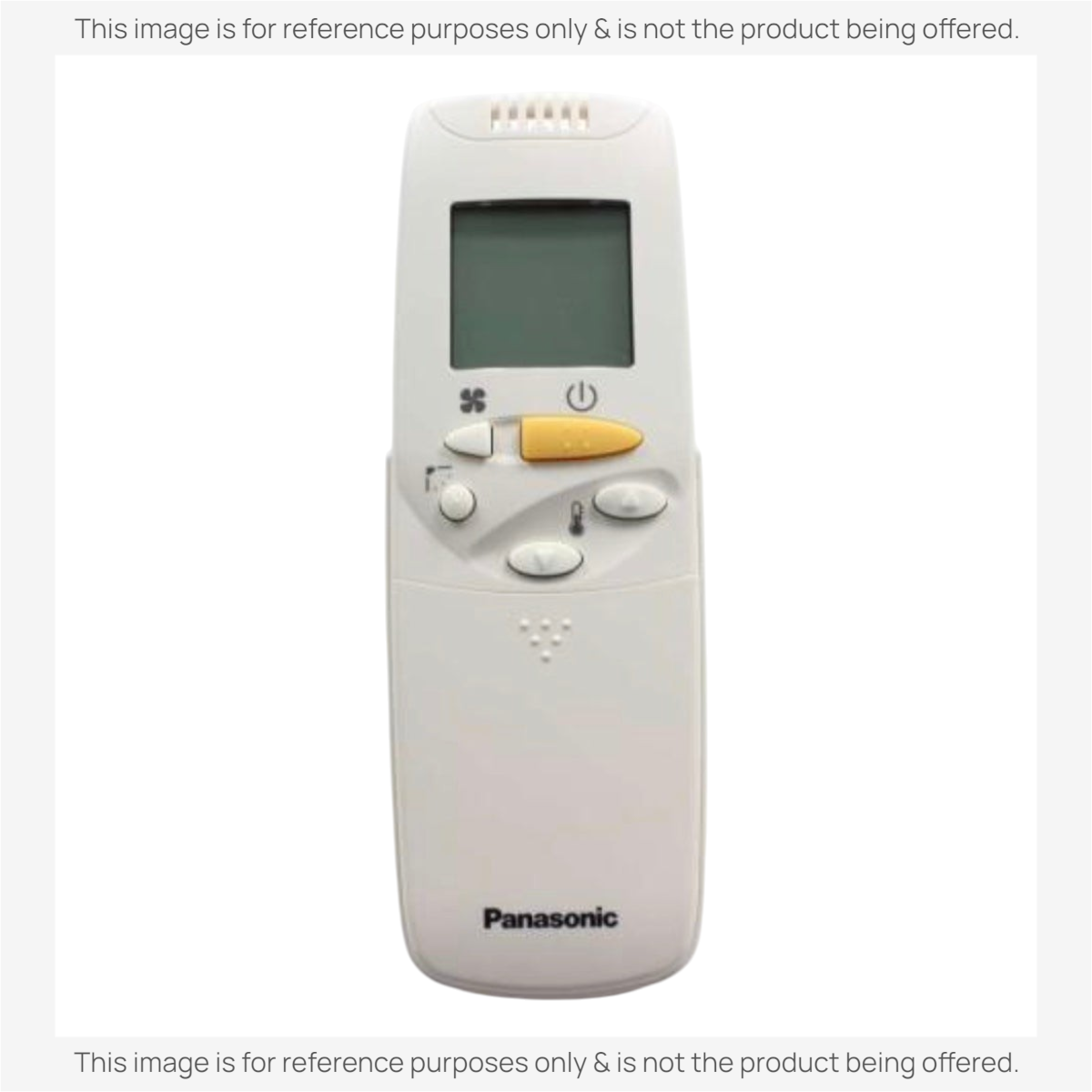 Anderic KTN828 replacement remote for Panasonic air conditioners featuring a backlit LCD screen and numeric buttons.
