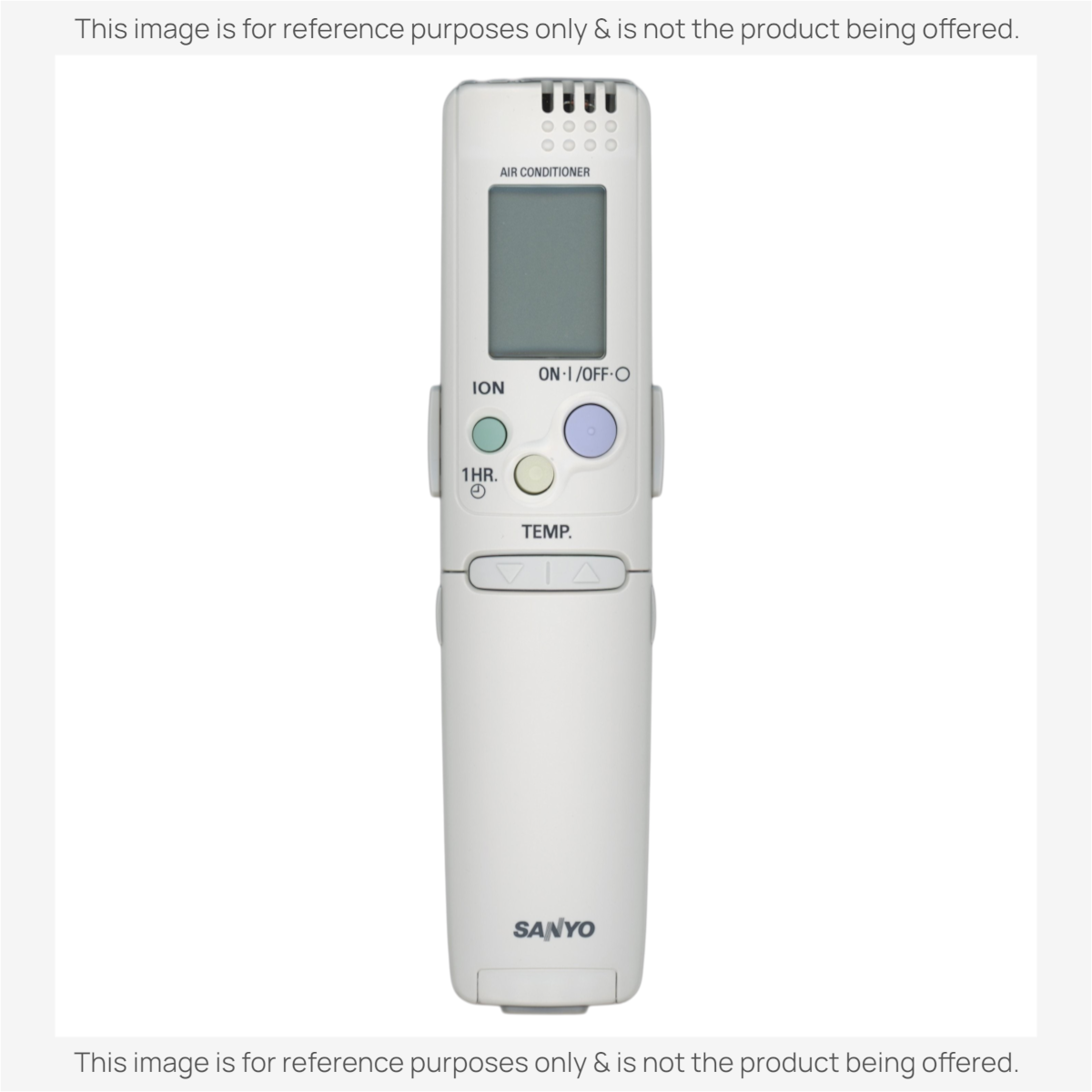 Anderic replacement remote control for Panasonic air conditioners with backlit LCD and temperature display
