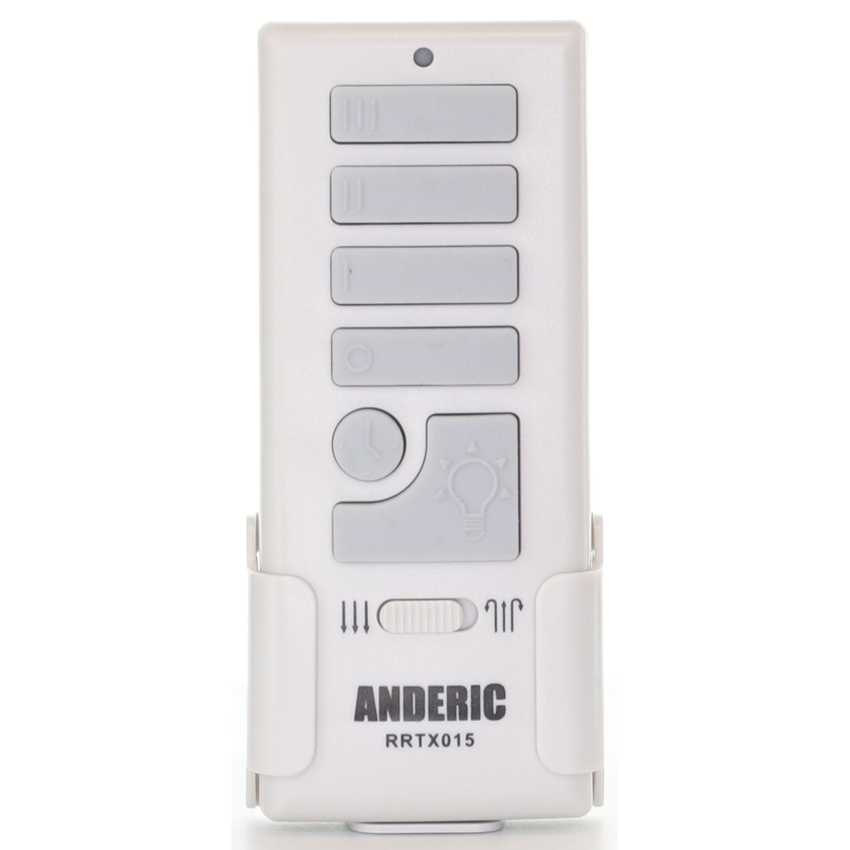 Anderic RRTX015 white ceiling fan remote control with wall mount bracket for Harbor Breeze Sailstream fans